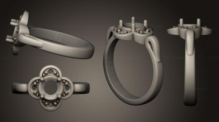 Ювелирные перстни и кольца (Кольцо 008, JVLRP_0117) 3D модель для ЧПУ станка